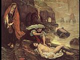 Don Juan Discovered by Haydee by Ford Madox Brown